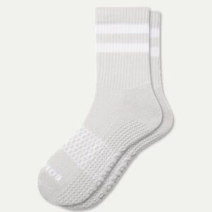 Bombas Gripper Half Calf Socks - Size Medium 8-10.5 Harbor Light Gray